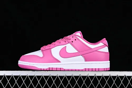 All categories Nk SB Dunk series Nk SB Dunk Low low-top sneakers N version Nk Dunk Low GS "Active Fuchsia" Barbie pink SB low-top casual sneakers FJ0704-100